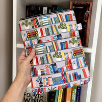 Bookshelf on Light Grey -  Zippered Book Sleeve
