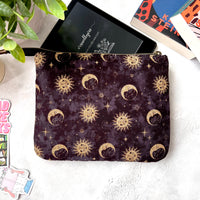 Celestial Suns & Moons e-reader Zippered Sleeve