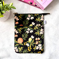 Oranges & Lemons -  Zippered Book Sleeve