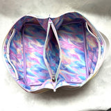 White Pastel Rainbow Magic Makeup Bag