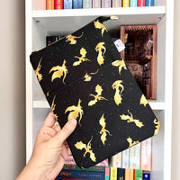 Gold Dragons -  Zippered Book Sleeve