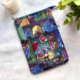 Beauty & the Beast Stained Glass -  Zippered Book Sleeve