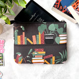 Large Bookshelf e-reader Zippered Sleeve