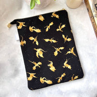 Gold Dragons -  Zippered Book Sleeve