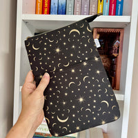 Small Stars and Moons -  Zippered Book Sleeve - Paperback