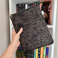 Gold Baroque -  Zippered Book Sleeve