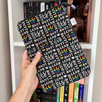 Love -  Zippered Book Sleeve