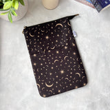 Small Stars and Moons -  Zippered Book Sleeve