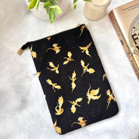 Gold Dragons -  Zippered Book Sleeve