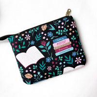 Books & Florals e-reader Zippered Sleeve