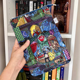 Beauty & the Beast Stained Glass -  Zippered Book Sleeve