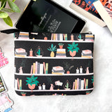 Cute Bookshelf e-reader Zippered Sleeve