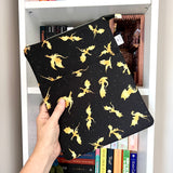 Gold Dragons -  Zippered Book Sleeve