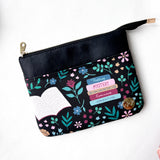 Books & Florals e-reader Zippered Sleeve