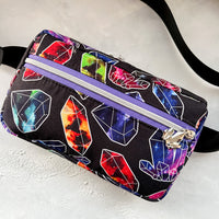 Crystals Canvas Large Crossbody Bag