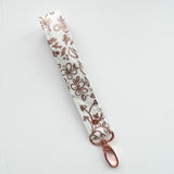 Rose Gold Collection Fabric Keychain Wristlet