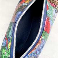 Beauty & the Beast Stained Glass - Small Boxy Pouch