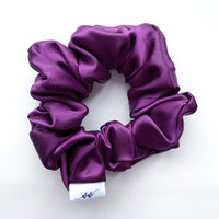 Satin Scrunchie - Purple