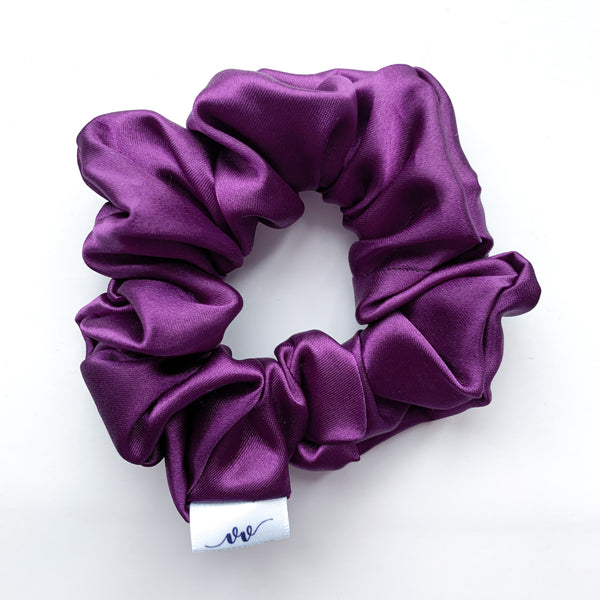 Satin Scrunchie - Purple