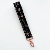 Rose Gold Collection Fabric Keychain Wristlet