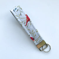 Cardinals Fabric Keychain Wristlet