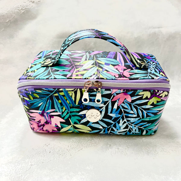 Pastel Tropical Floral Magic Makeup Bag