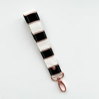 Rose Gold Collection Fabric Keychain Wristlet