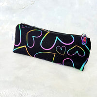 Rainbow Hearts Pencil Case