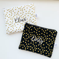 Custom Clean & Dirty Mask Pouches