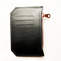 Mini Wallet - Black & Rose Gold
