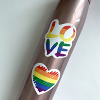 Pride Love & Heart Sticker Pack