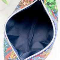 Beauty & the Beast Stained Glass - Medium Boxy Pouch