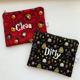 Custom Clean & Dirty Mask Pouches