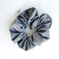 Satin Scrunchie - Grey