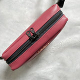 Dusty Rose & Charcoal Grey Large Crossbody Bag