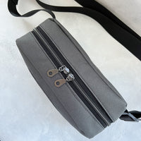 Grey Large Crossbody Bag