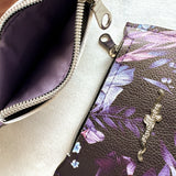 Mini Wallet - Purple Floral
