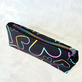 Rainbow Hearts Pencil Case